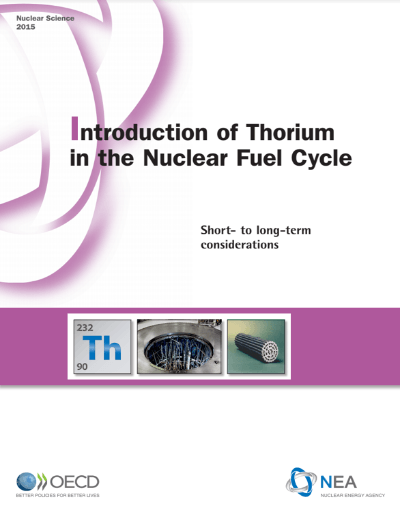 NEA 2015 Introduction to the Thorium Nuclear Fuel Cycle