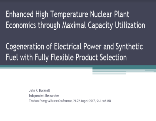 TEAC Enhanced High Temperature Reactor Economics Aug 20