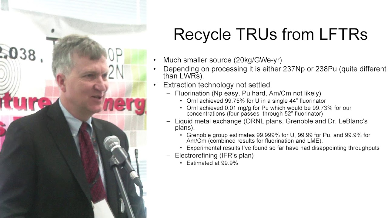 Lars Jorgensen – Using MSR to Minimize Actinide Wastes TEAC 2